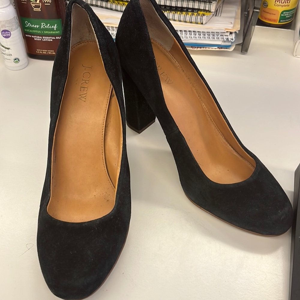 Black jcrew pumps